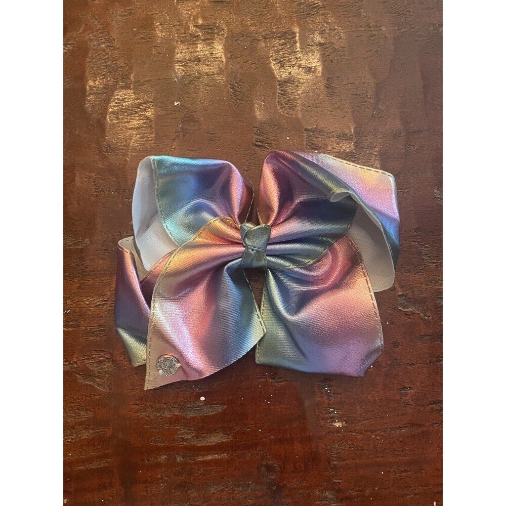 Jojo Siwa Hairbow Multicolored Rainbow Purple Pink Jumbo